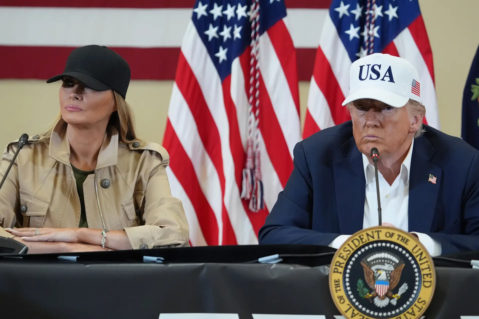 "Só uma pessoa muito má faria esta pergunta": Trump irrita-se com jornalista que o questionou sobre cheias no Texas