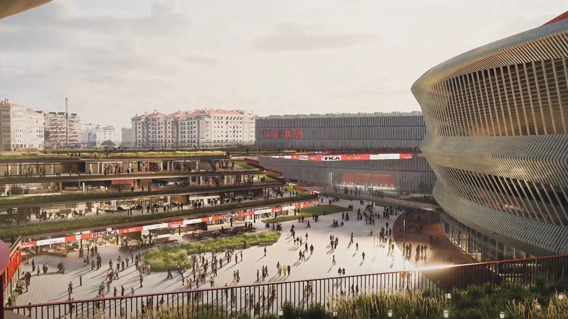 O Benfica Distrait já está de pé