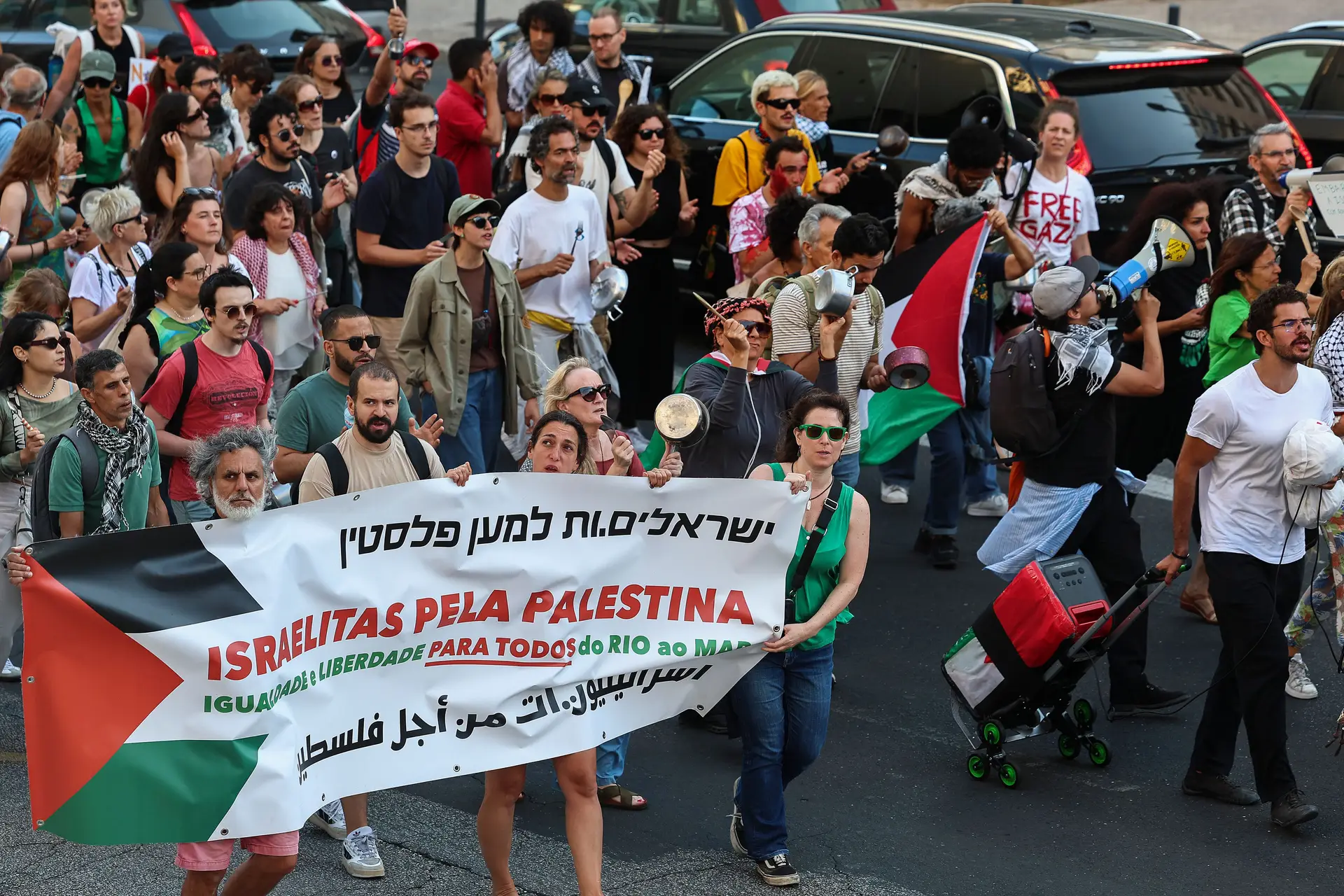 "Gaza tem fome": Lisboa e Porto receberam protestos a pedir ação do Governo português