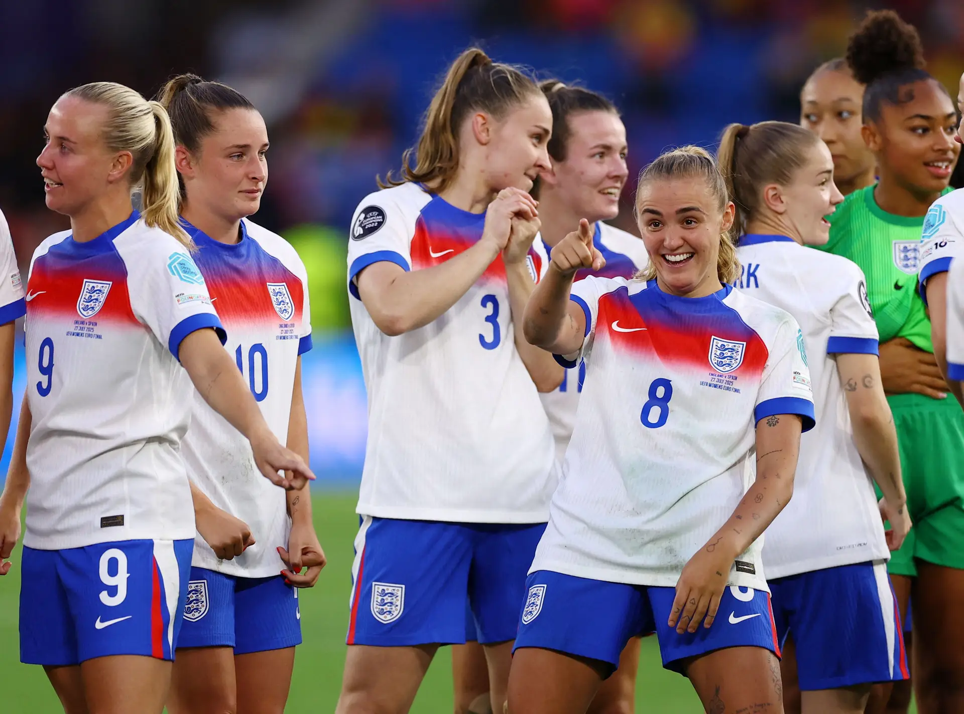 Euro feminino: Inglaterra bate Espanha nos penáltis e sagra-se bicampeã