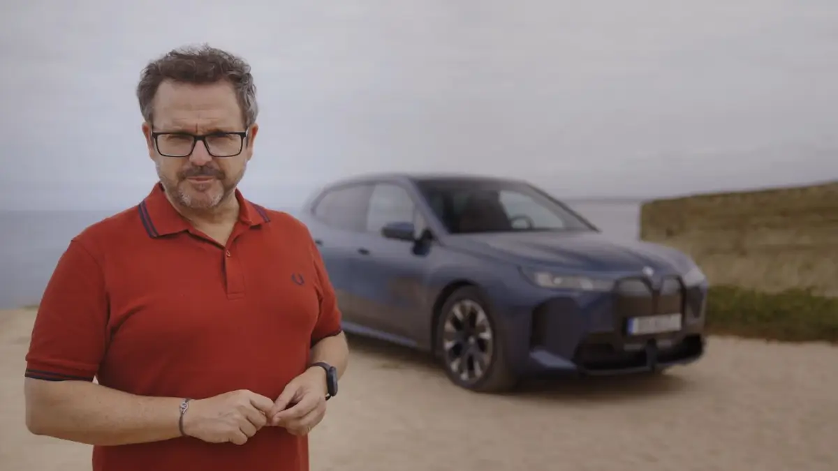 Rui Pedro Reis ao volante do BMW IX