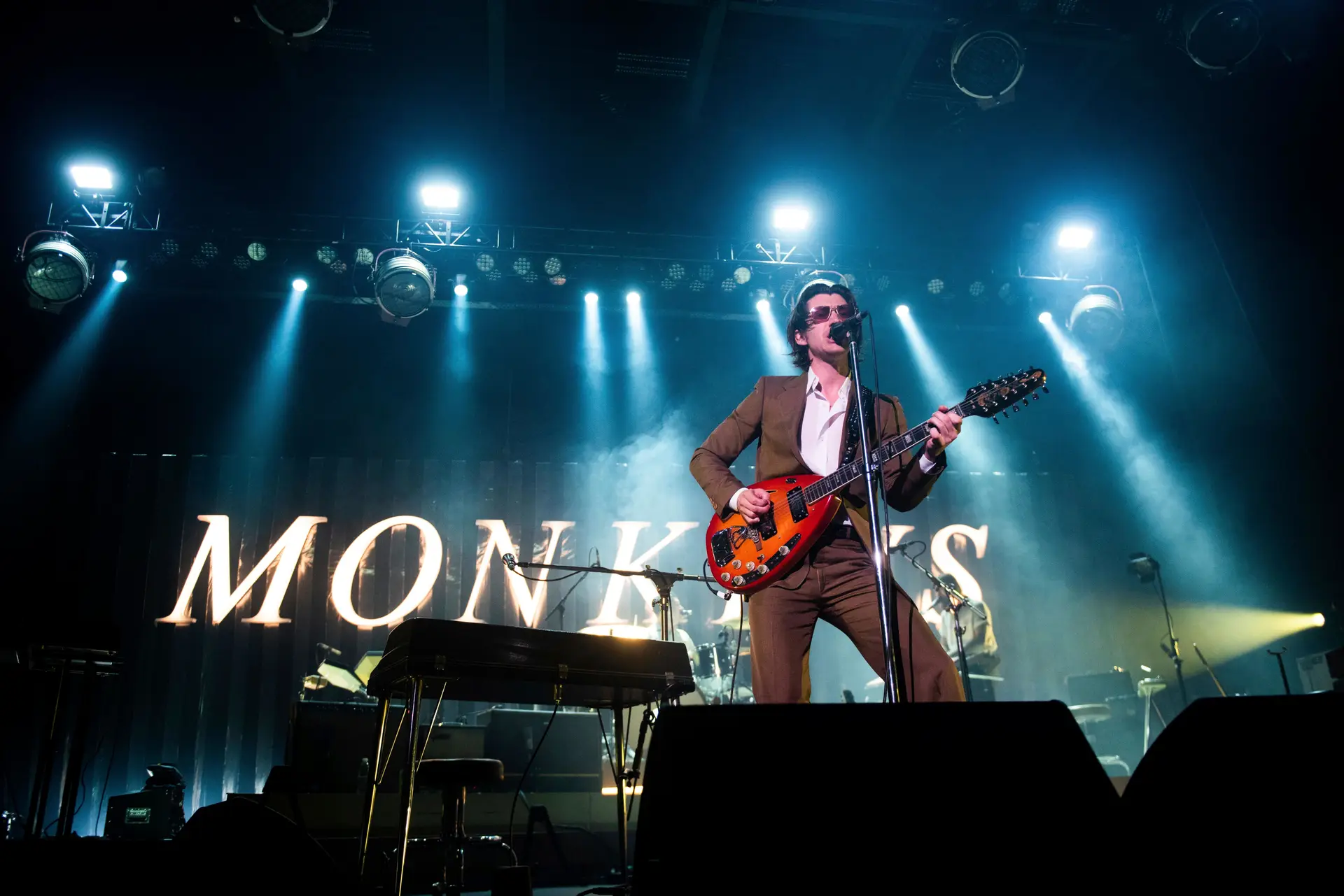 Alex Turner de Arctic Monkey tocó en el escenario de Coca -Cola Rocksi el martes 19 de junio de 2018 en Atlanta.