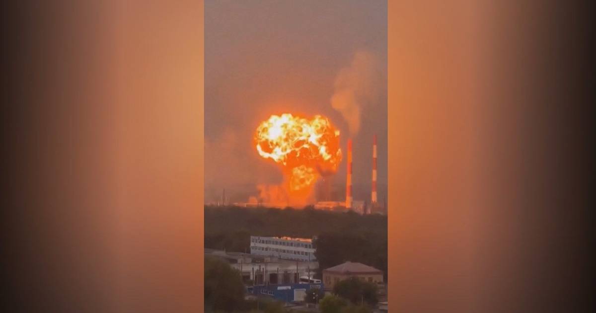 Ataque de drones causa incêndio em fábrica de petróleo estratégica na Rússia
