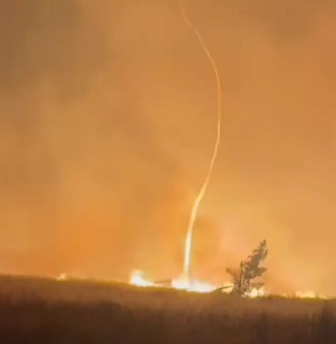Fire Tornado in Moimenta da Beira