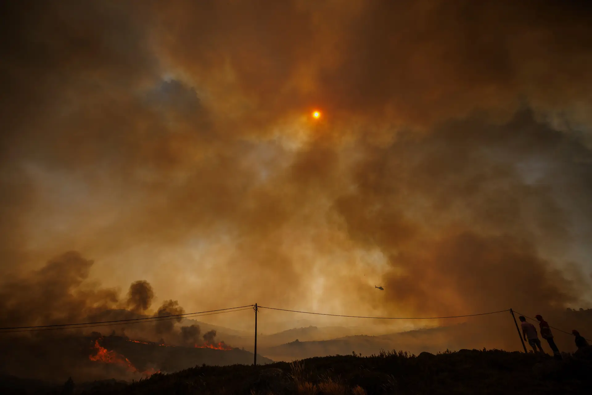 Beata de cigarro na origem de fogo de segunda-feira no concelho de Leiria