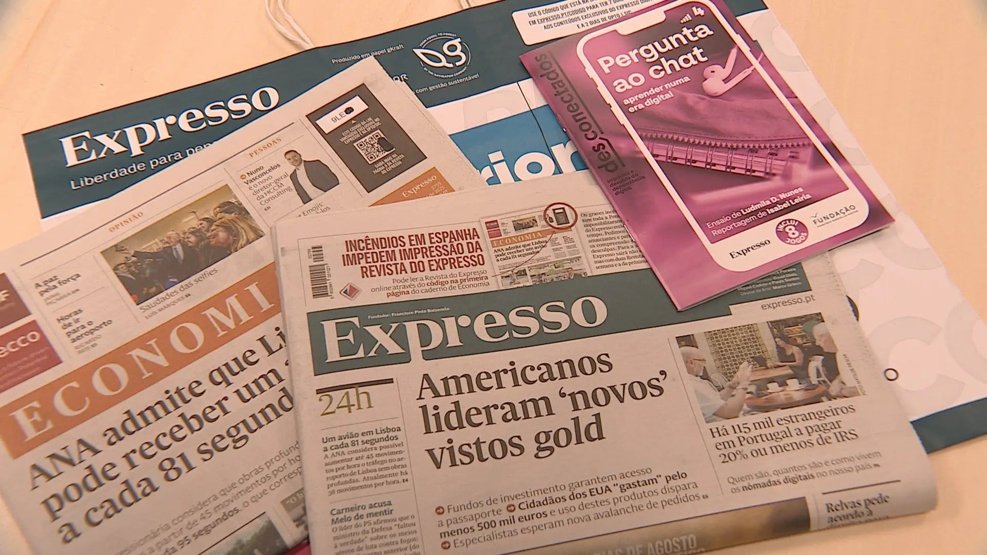 Incêndios em Madrid afetam o jornal Expresso