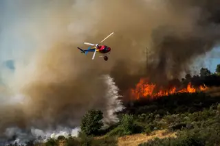 Incêndio em Chaves mobiliza obriga ao reforço de meios e mobiliza mais de 250 operacionais