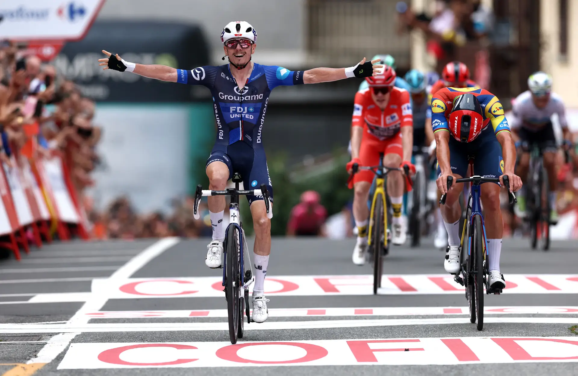 David Gaudu vence 3.ª etapa, mas Vingegaard segura liderança da Volta a Espanha