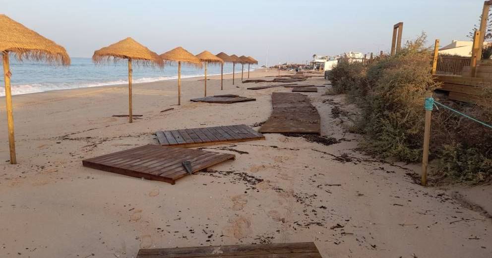 Storm Fury Destroys Iconic Boardwalk in Faro Beach - Authorities Issue Urgent Warning
