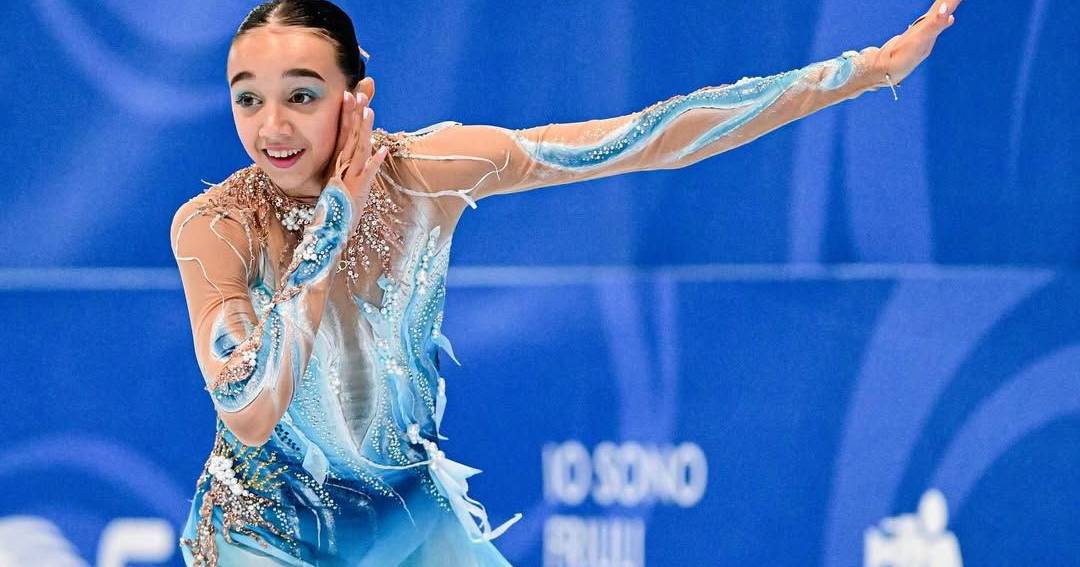 Madalena Costa defends European artistic skating title in Italy