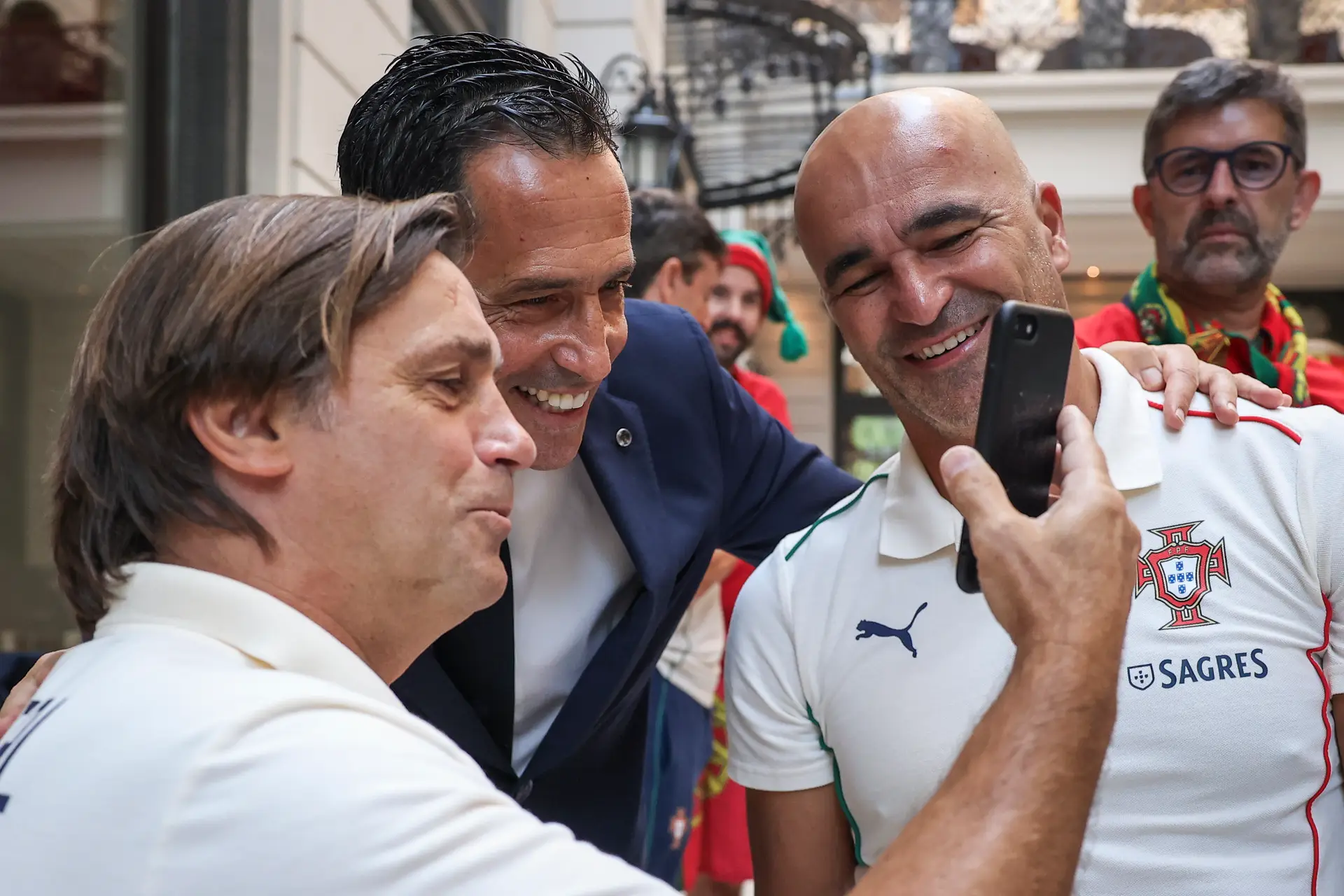 João Pinto, Pedro Proença e Roberto Martínez