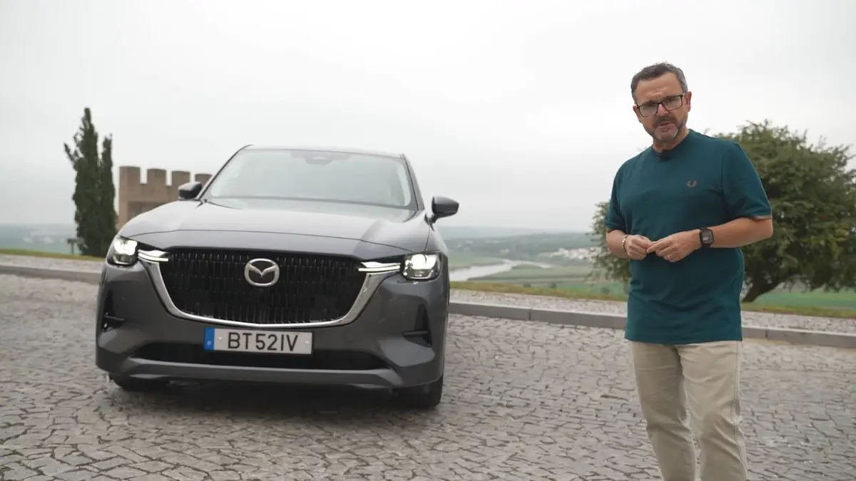 Rui Pedro Reis ao volante do Mazda CX-60