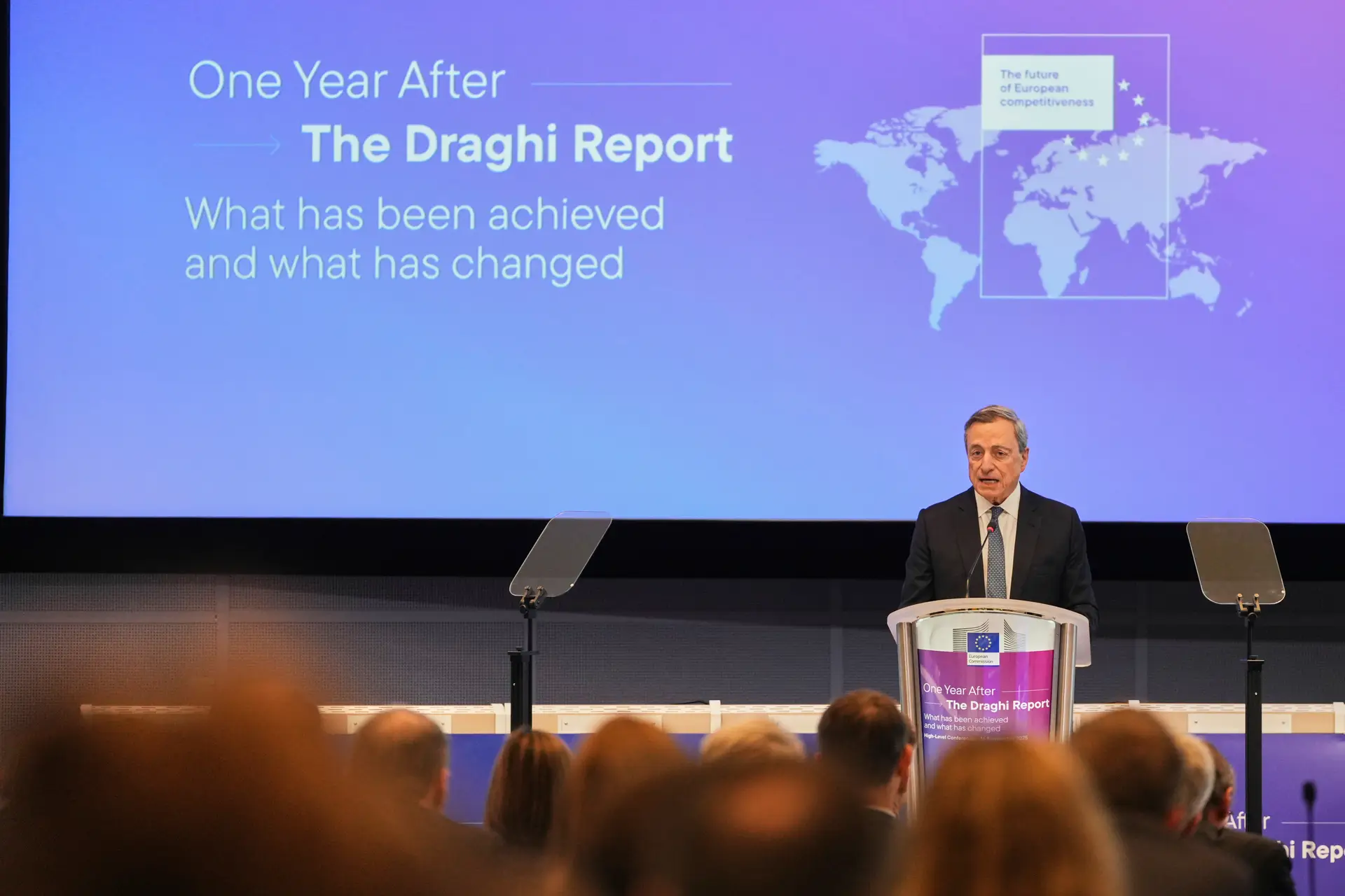 Só uma em cada 10 medidas do relatório de Draghi para competitividade da UE foi adotada