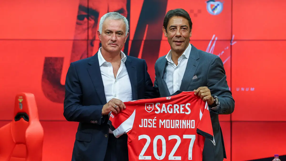 José Mourinho e Rui Costa