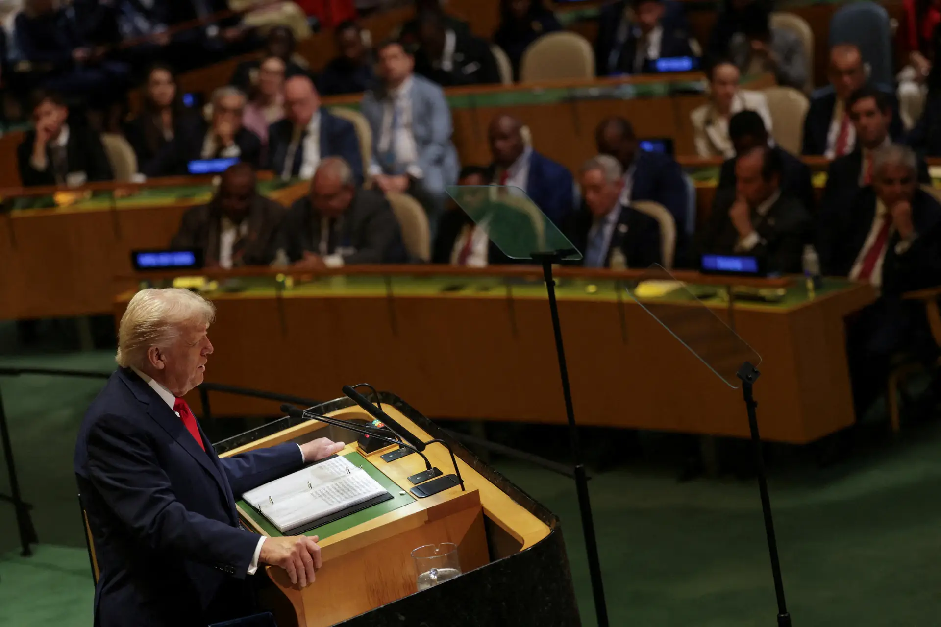 Trump pede investigação por "tripla sabotagem" durante discurso na Assembleia Geral da ONU