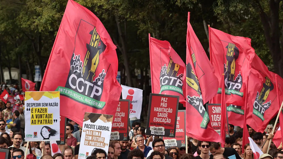 Protesto da CGTP em Lisboa