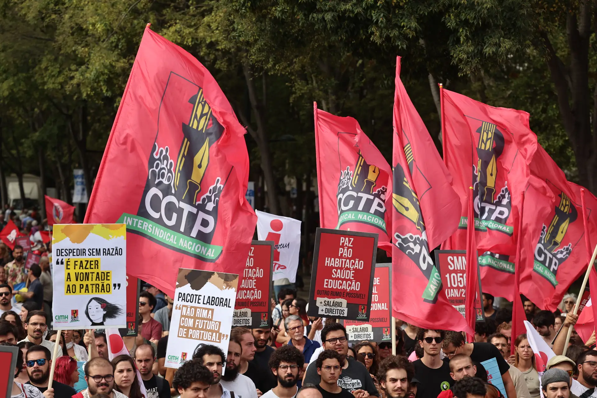 Protesto da CGTP em Lisboa