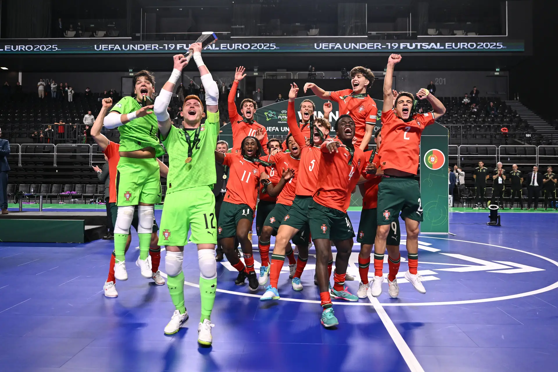 Portugal sagra-se bicampeão europeu em futsal Sub-19