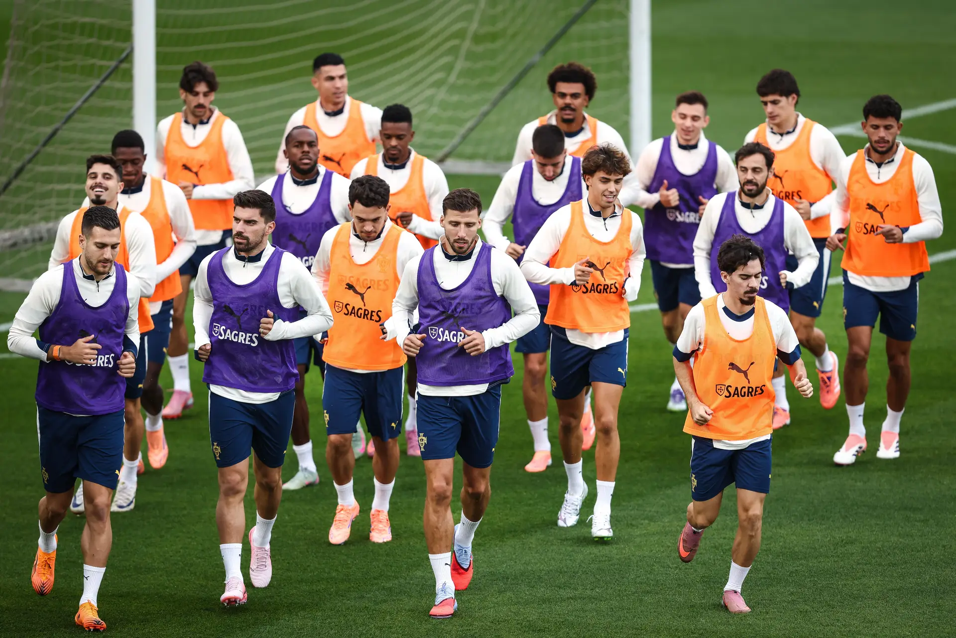 Portugal faz último treino antes da receção à Hungria