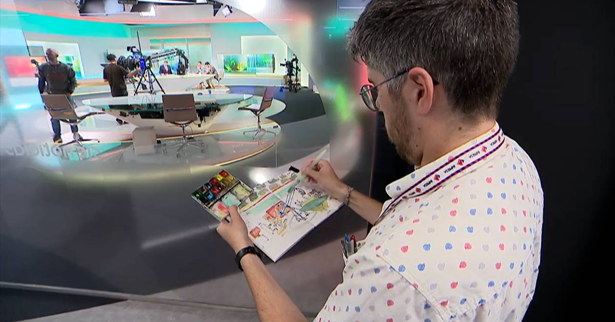 "Desenhar é observar devagar": o olhar do urban sketcher Miguel Antunes sobre a SIC