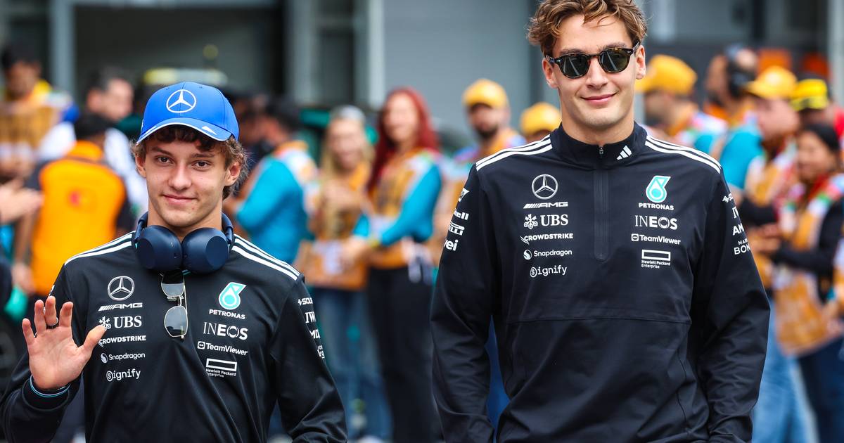 Mercedes confirma George Russell e Kimi Antonelli para a temporada de 2026
