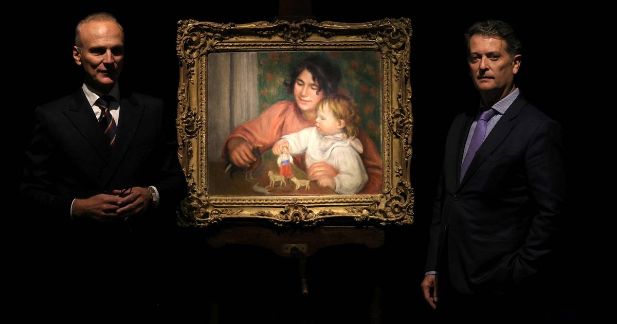 Quadro de Renoir com mais de 100 anos leiloado em Paris