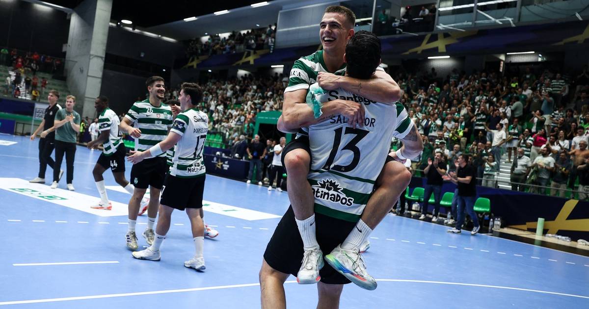 Golo no último segundo dá vitória ao Sporting na Champions de andebol