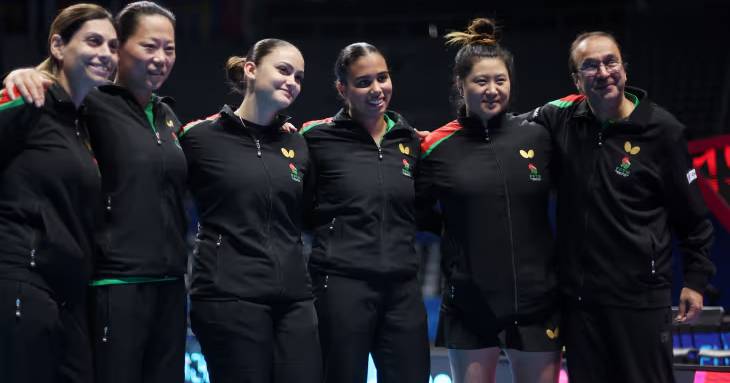 Seleção feminina de ténis de mesa vence medalha de bronze no Europeu por equipas