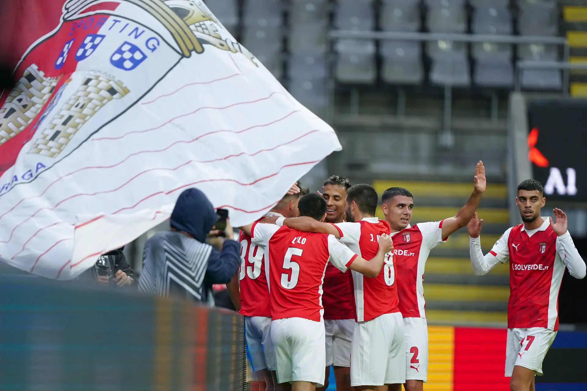 SC Braga mantém registo imaculado na Liga Europa ao derrotar o Estrela Vermelha em casa