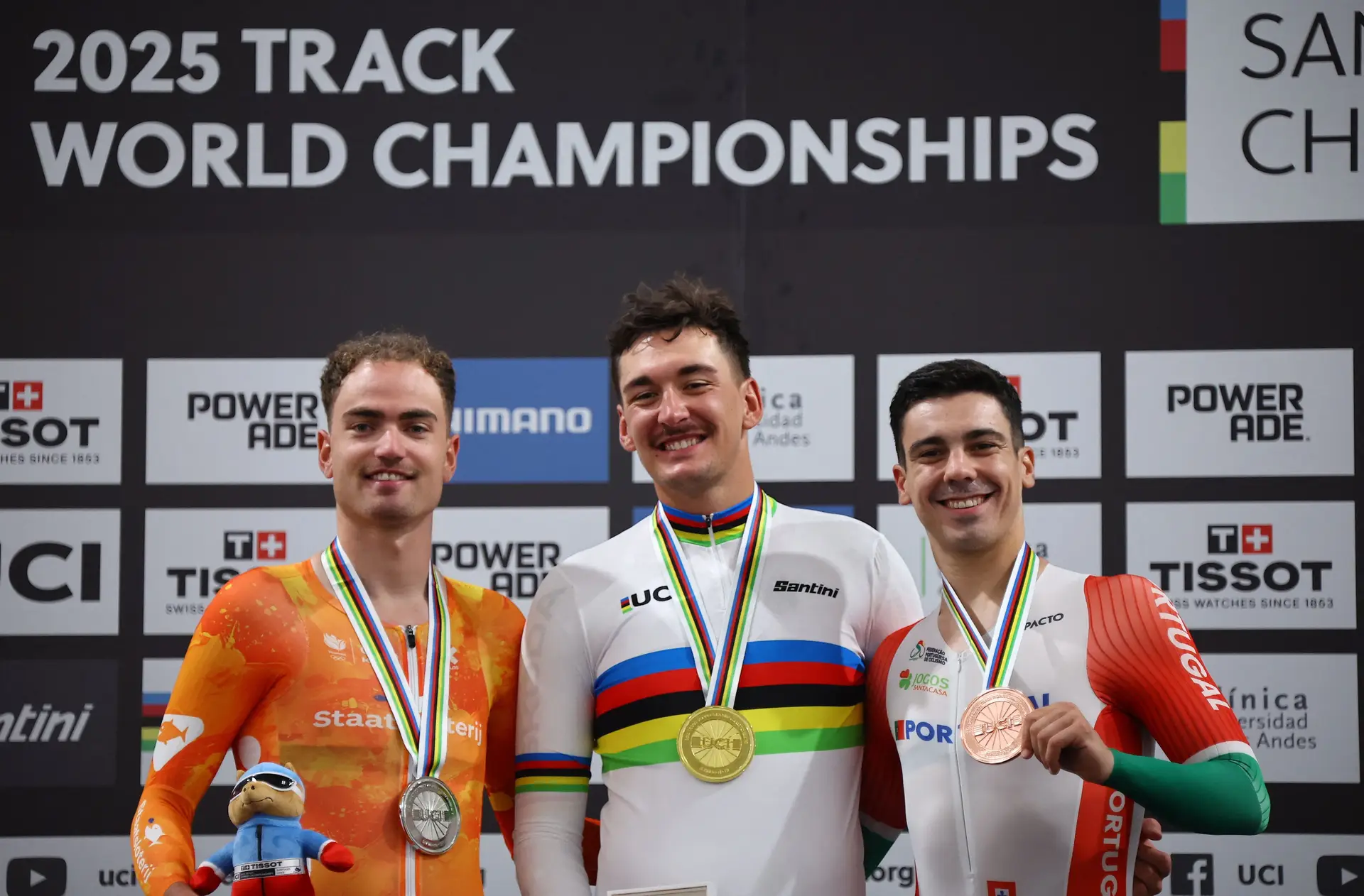 Moritz Augenstein, Yanne Dorenbos e Iuri Leitão