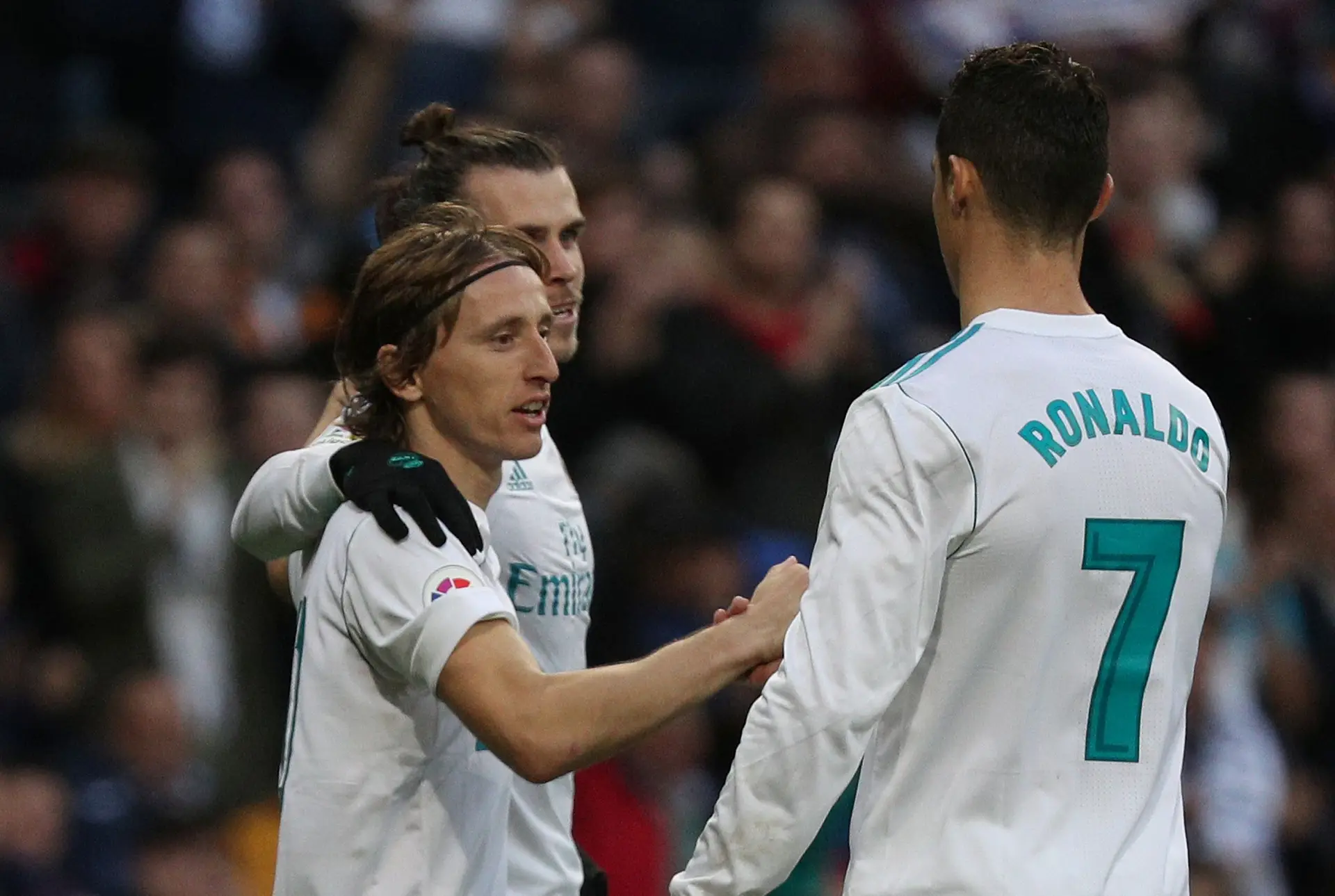Modric e Ronaldo no Real Madrid