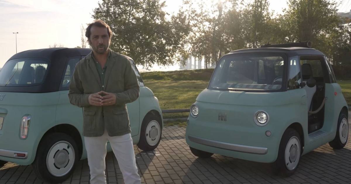Ao volante do divertido Fiat Topolino