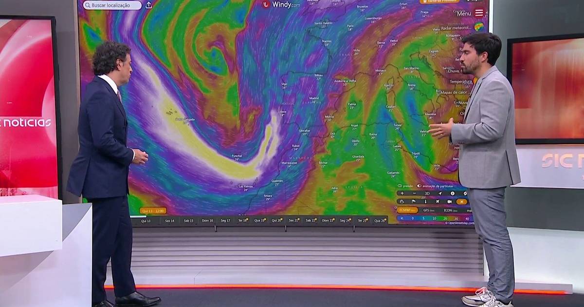 "Rio atmosférico" está a atravessar Portugal: "Vamos ter cheias em zonas urbanas"