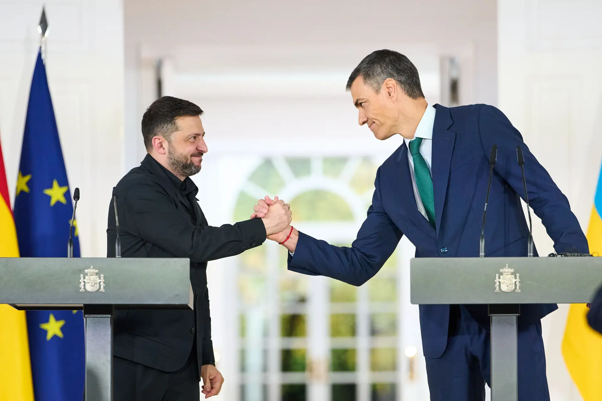 Sánchez defende adesão da Ucrânia à UE após reunião com Zelensky