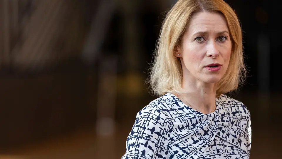 A chefe da política externa da União Europeia, Kaja Kallas