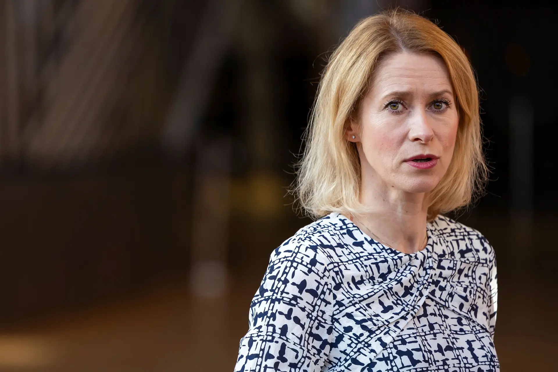 A chefe da política externa da União Europeia, Kaja Kallas