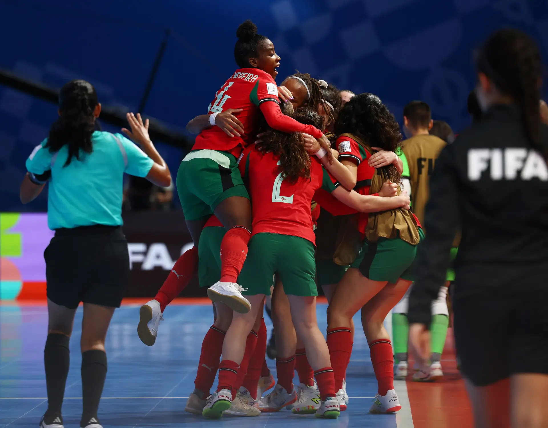 Portugal está nos quartos de final do primeiro Mundial feminino de futsal