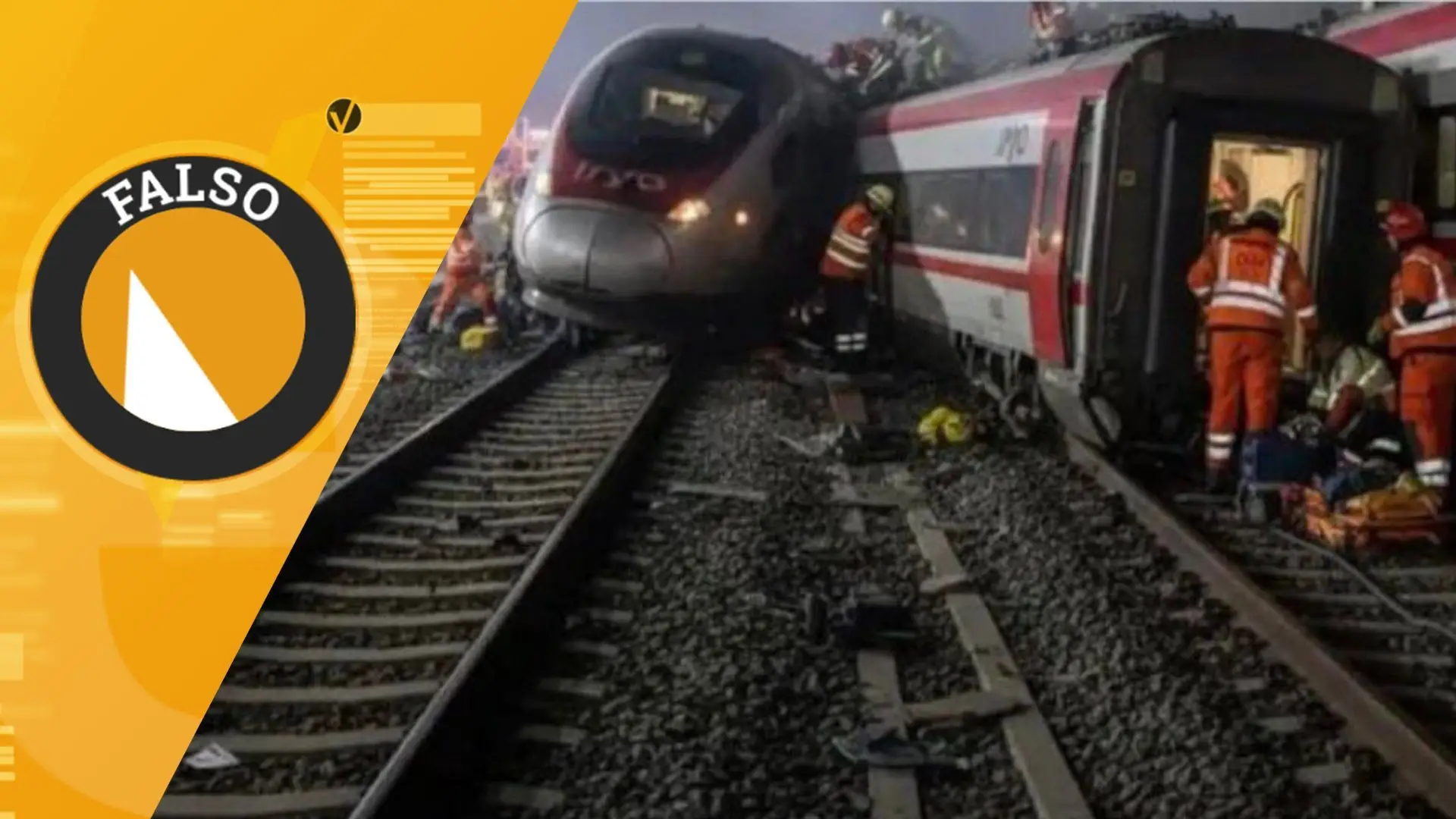 Tragédia em Espanha: esta imagem da colisão ferroviária que causou dezenas de mortos é real?
