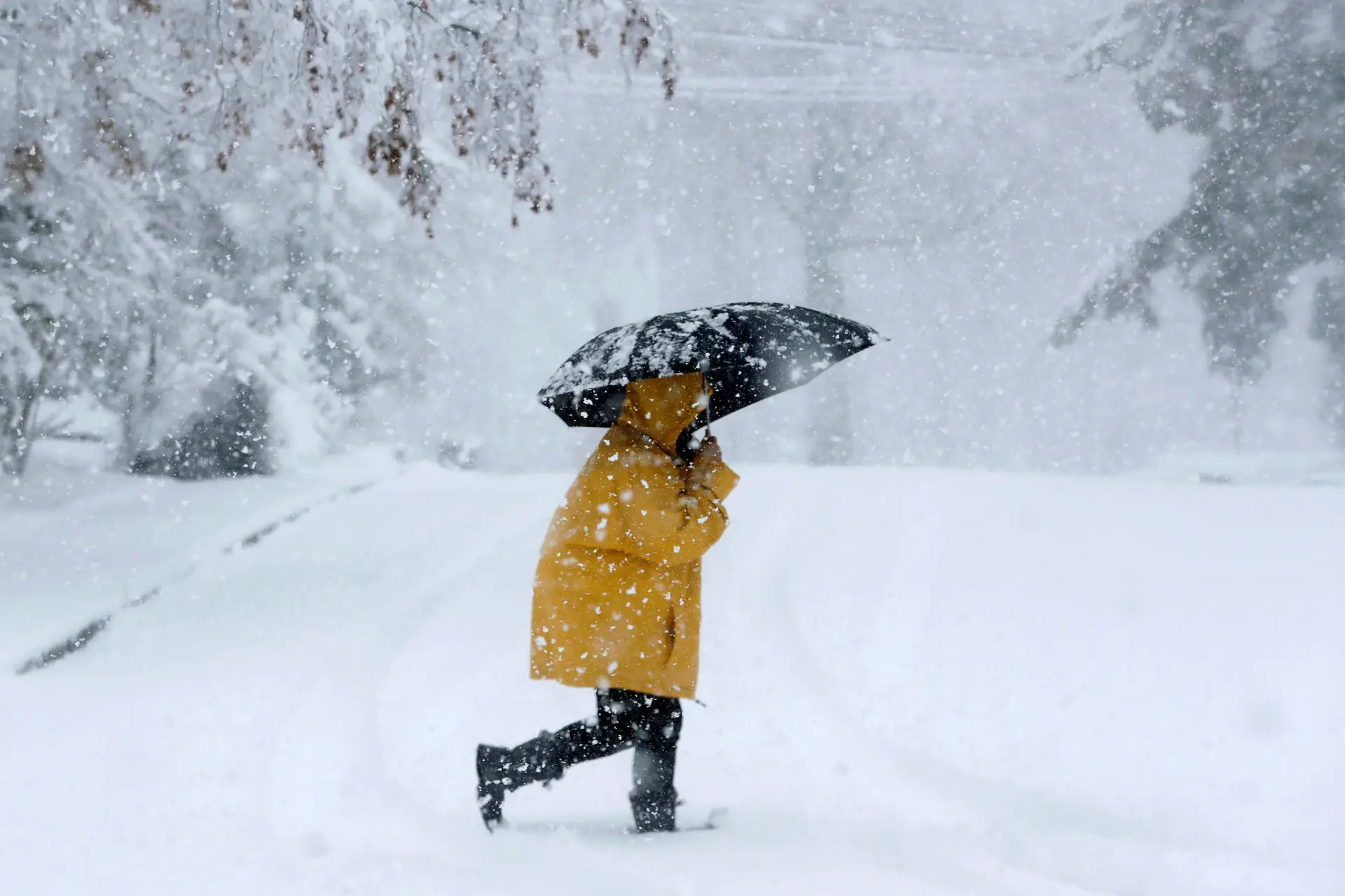 Chuva não dá tréguas, mas também há 10 distritos sob aviso devido à previsão de neve