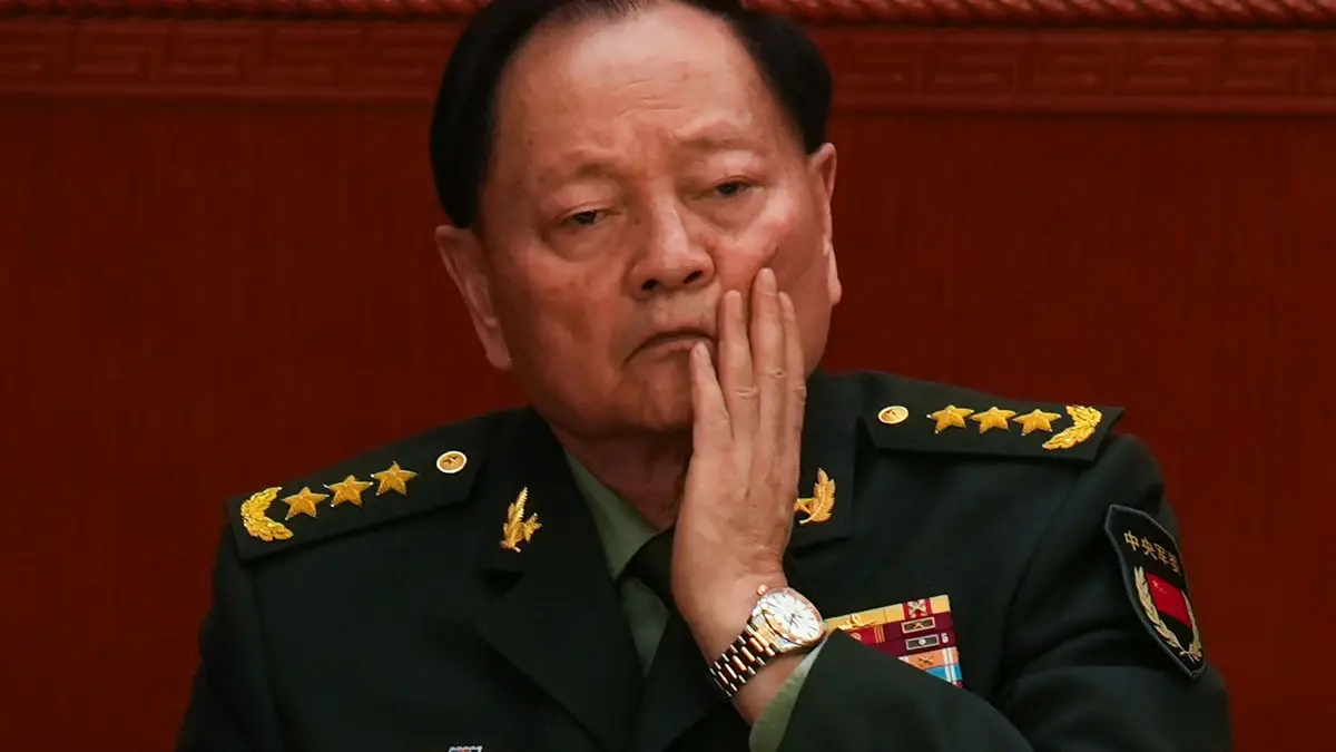 O general Zhang Youxia, então vice-presidente da Comissão Militar Central da China, na sessão de abertura da Assembleia Popular Nacional, no Grande Palácio do Povo, em Pequim, China, quarta-feira, 5 de março de 2025.