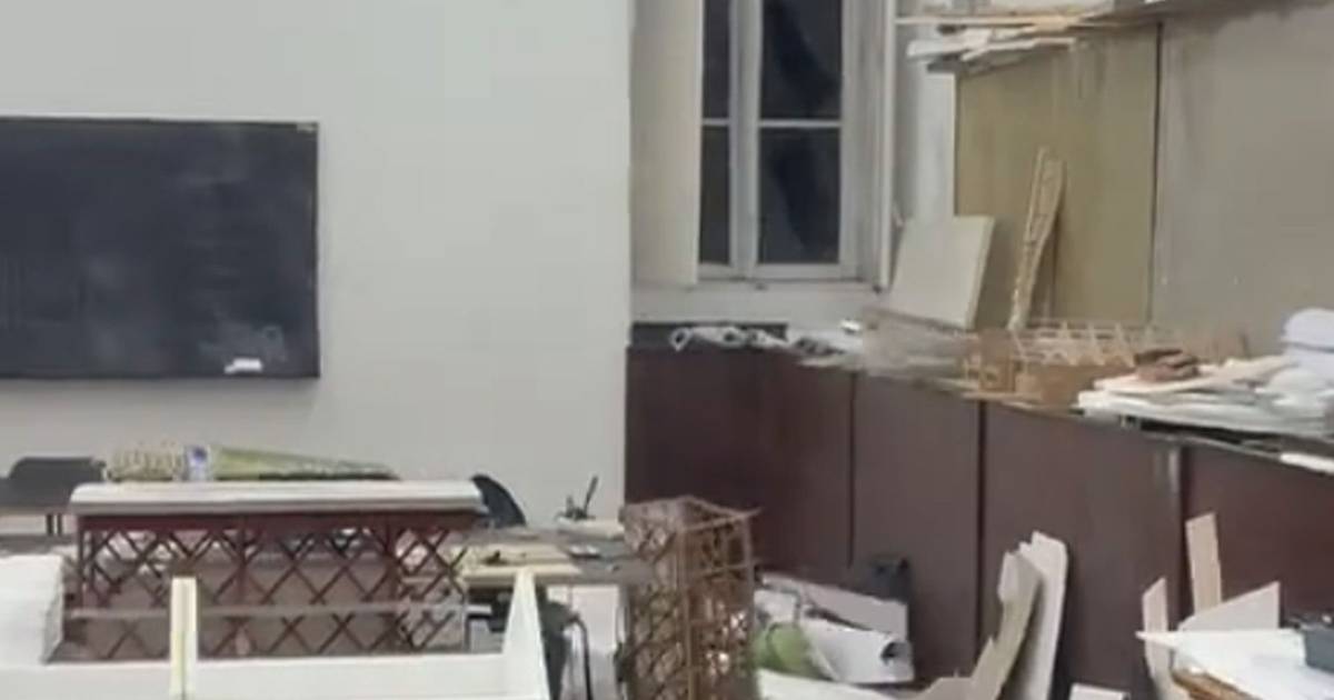 Striking video shows the effects of Storm Kristin's passage in Coimbra