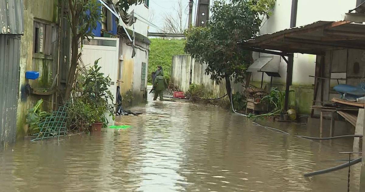 Cheias dificultam recuperação de Leiria após depressão Kristin