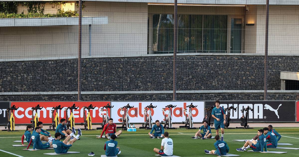Portugal faz primeiro treino no México após recuperação da diferença horária