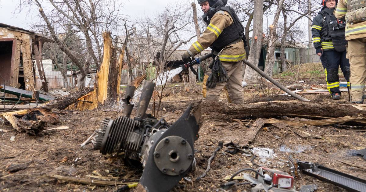 Drones russoas atingem rede ferroviária no centro da Ucrânia