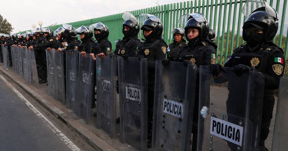 Segurança máxima na capital do México em dia de jogo