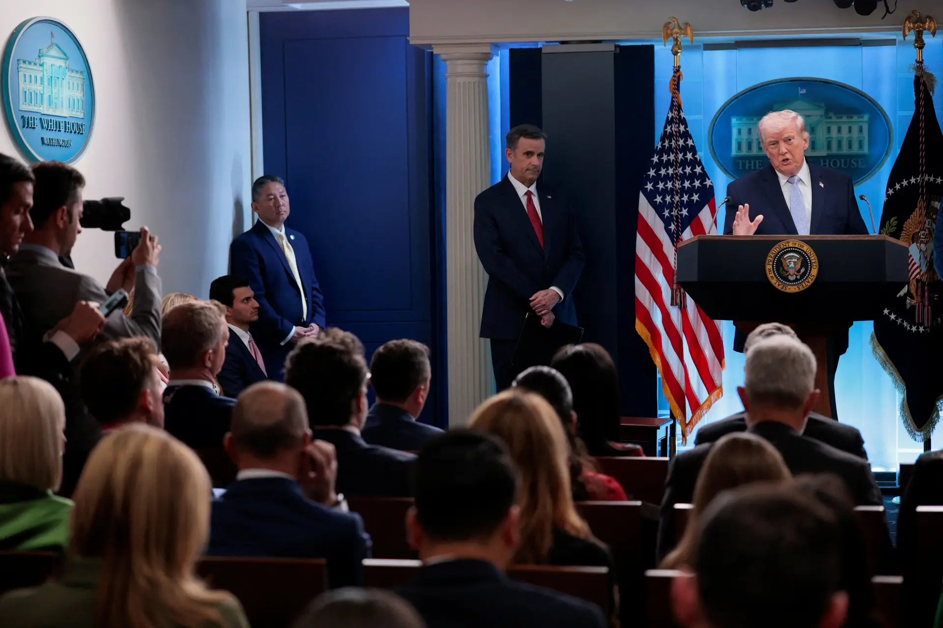Donald Trump faz declaração sobre guerra no Irão