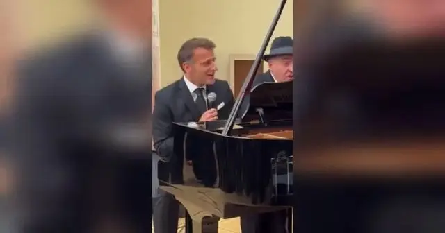 Momento musical à margem da Cimeira: Macron canta "La Bohème" e primeiro-ministro arménio toca bateria