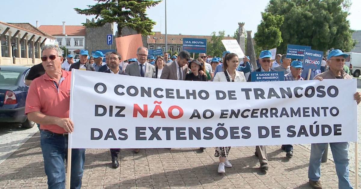 População de Trancoso protesta após encerramento de extensões de saúde que apoiavam cerca de mil utentes