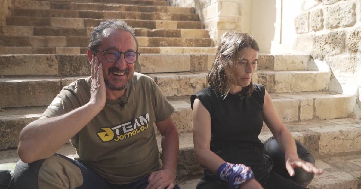 Casal português completa viagem de mota a Israel em pleno clima de guerra