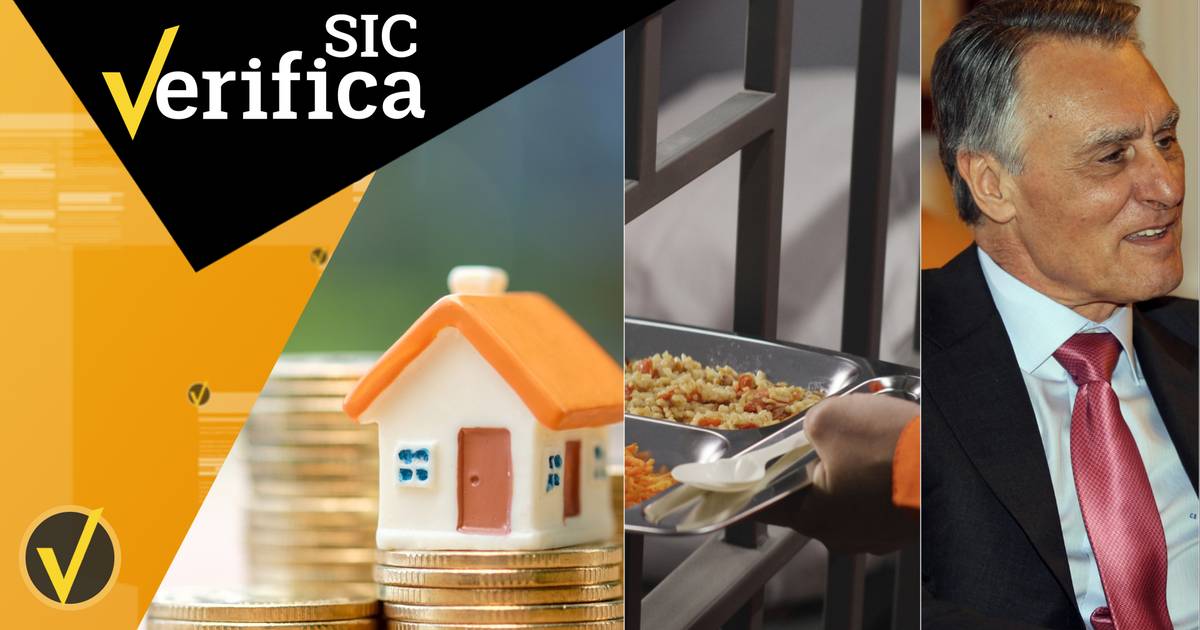 SIC Verifica: dúvidas sobre o IMI, a alimentação nas prisões e uma acusação a Cavaco Silva